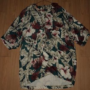 Flower Button up